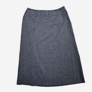 90s y2k office siren indie gray midi skirt plus size